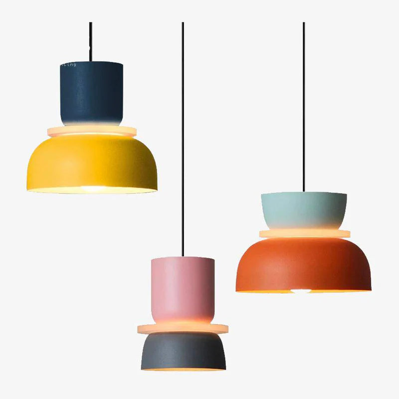 SUSPENSION COLORÉE DE FORMES LUDIQUES MAKAZON