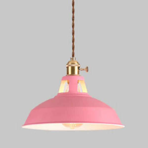 SUSPENSION LED EN MÉTAL COLORÉ LOFT