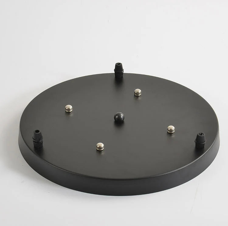 SUPPORT SOCLE ROND SUSPENSION JUSQU'À 5 TROUS (NOIR OU BLANC)