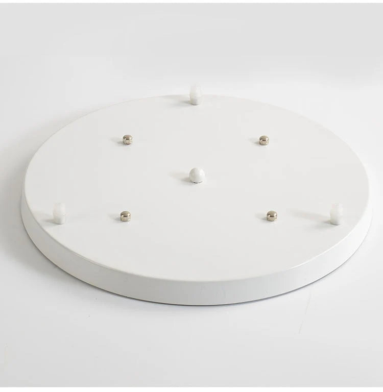 SUPPORT SOCLE ROND SUSPENSION JUSQU'À 5 TROUS (NOIR OU BLANC)