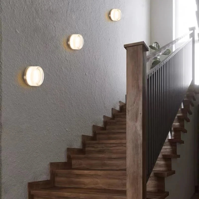 APPLIQUE MURALE RONDE MODERNE LED SALON ALLÉE COULOIR CHAMBRE