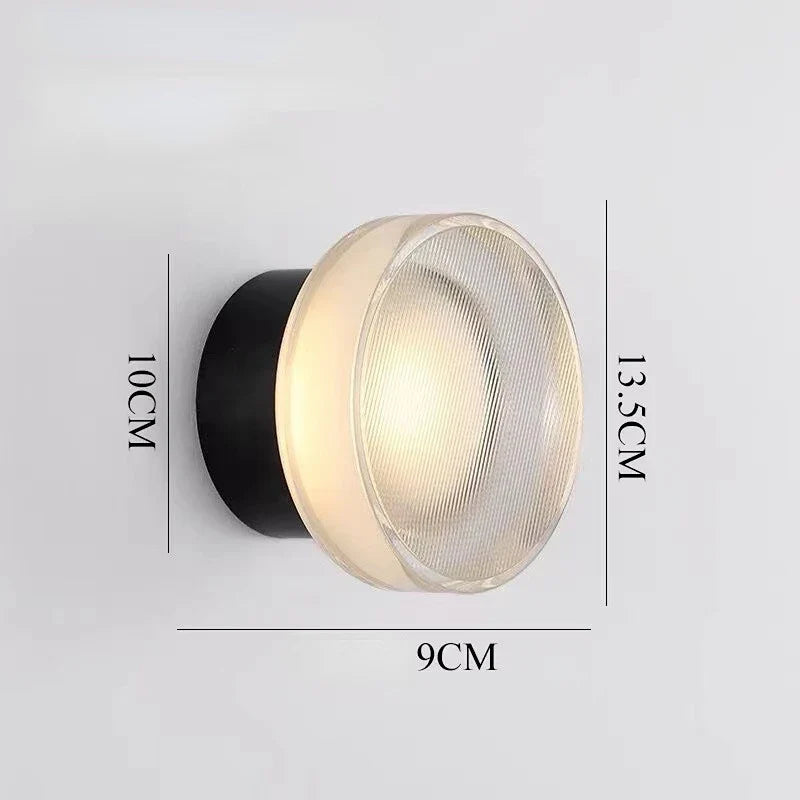 APPLIQUE MURALE RONDE MODERNE LED SALON ALLÉE COULOIR CHAMBRE