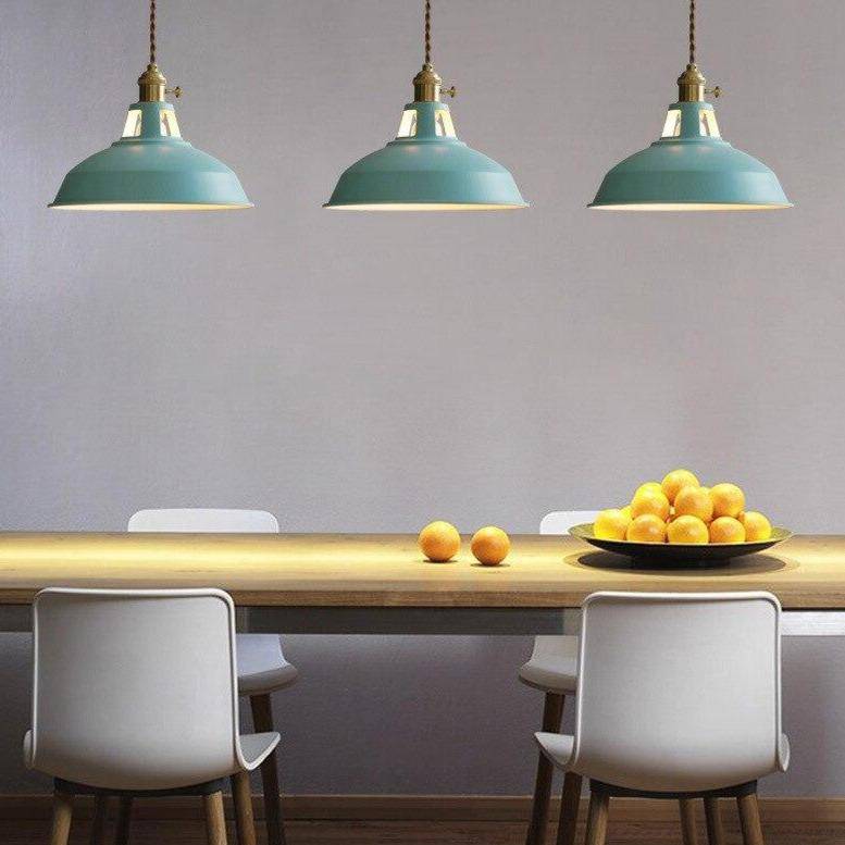 SUSPENSION LED EN MÉTAL COLORÉ LOFT