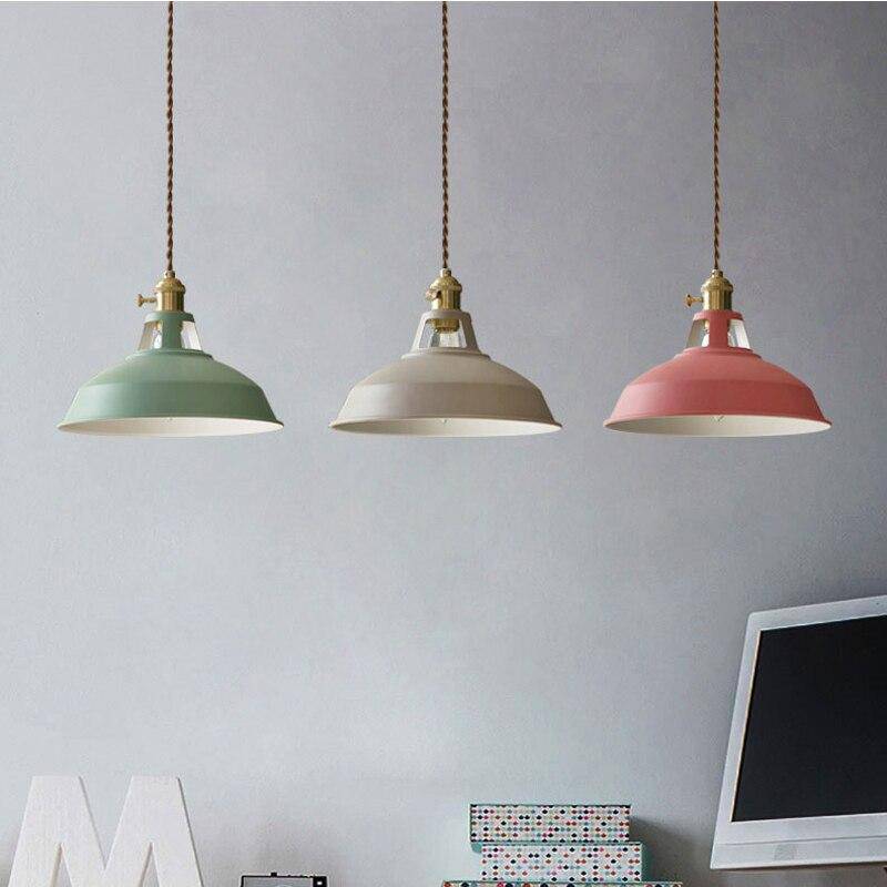 SUSPENSION LED EN MÉTAL COLORÉ LOFT