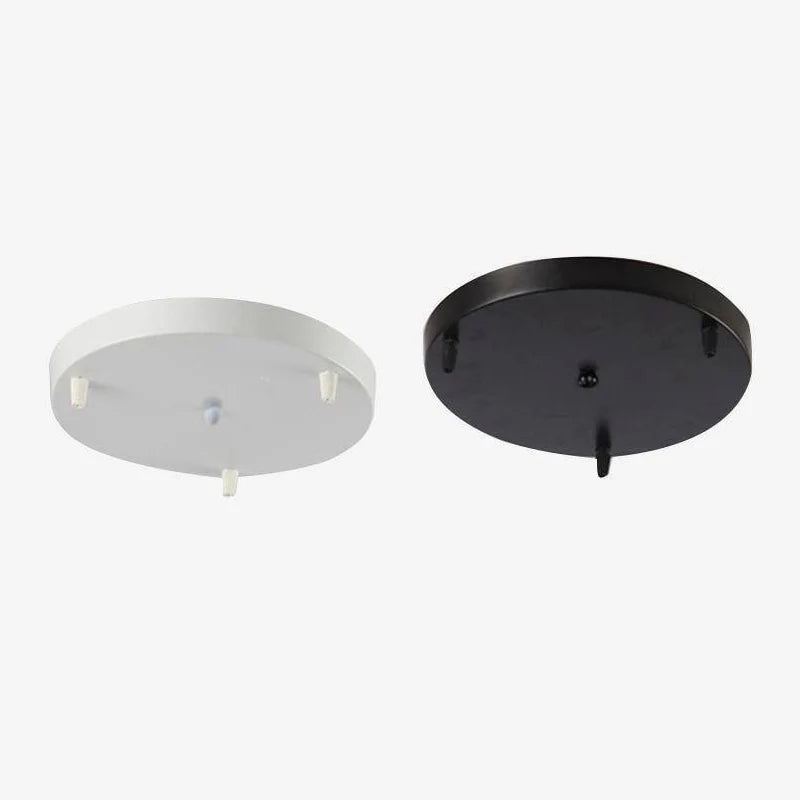 SUPPORT SOCLE ROND SUSPENSION JUSQU'À 5 TROUS (NOIR OU BLANC)